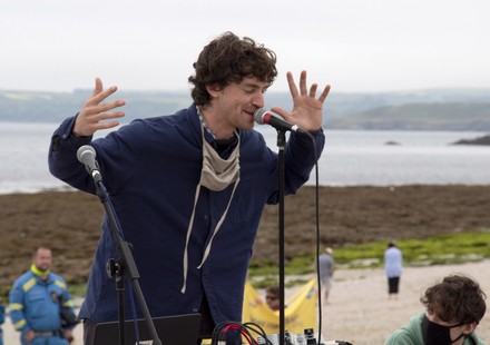 G7 Protest: Youth climate strikers gather on Gyllyngvase beach - 10 Jun 2021