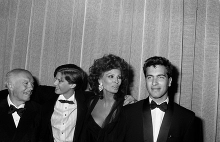 Sophia Loren and husband, producer Carlo Ponti , with sons Carlo Jr ...