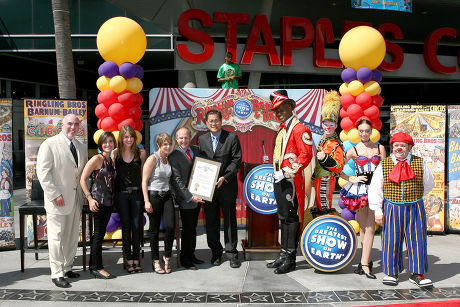 Iconic Circus Founder P.T. Barnum Star Dedication Ceremony at STAPLES Center's Plaza, Los Angeles, America - 15 Jul 2010