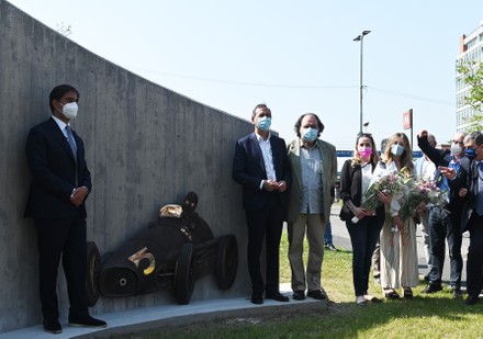 Alberto Ascari inauguration monument dedicated to the Formula champion, Milan, Italy - 11 Jun 2021