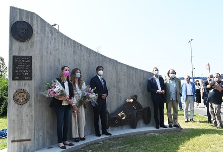 Alberto Ascari inauguration monument dedicated to the Formula champion, Milan, Italy - 11 Jun 2021
