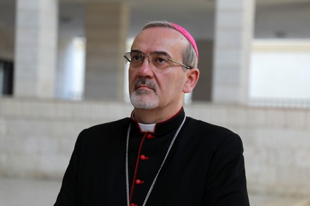 Latin Patriarch Jerusalem Pierbattista Pizzaballa Inspects Editorial ...