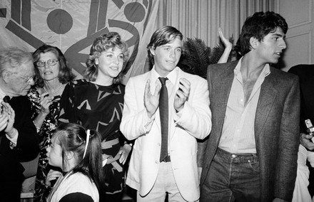 UNITED STATES - JUNE 01:  Tatum O'Neal, Christopher Atkins, and Vincent Spano at Superman 3 Premiere Party