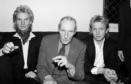 Sting, Andy Summers and Sting, William Burroughs, and Andy Summers