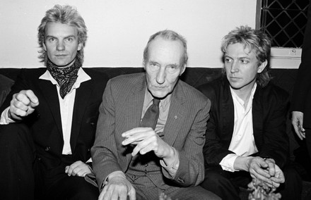 Sting, Andy Summers and William Burroughs