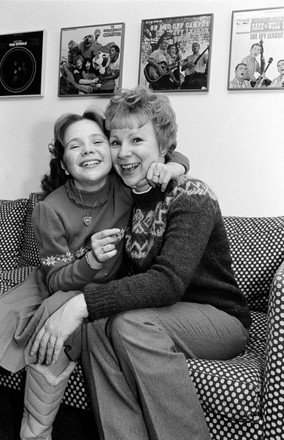 Aileen Quinn and her mother