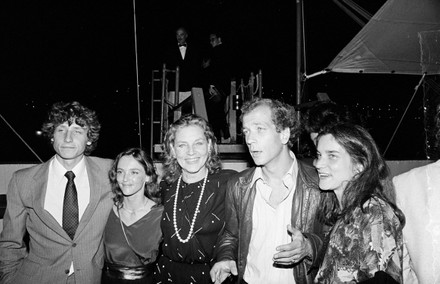 Sam Robards, Lauren Bacall, Stephen Bogart and Leslie Bogart