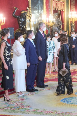 Spanish Royals Host a Dinner for Korean President Moon Jae-In and wife, Madrid, Spain - 15 Jun 2021