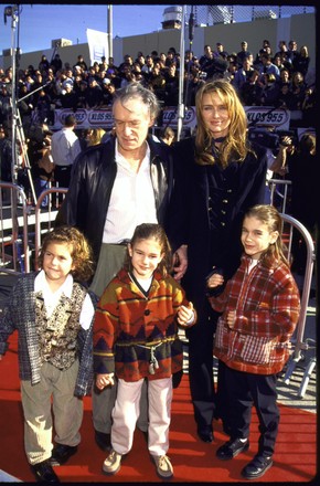 Hugh M. Hefner [& Family], New York, USA - 18 Jul 1997