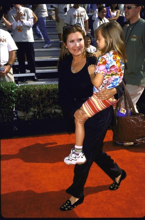 Carrie Fisher [& Family], Los Angeles, California, USA - 12 Jun 1999