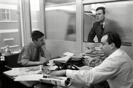 Michael Parkinson Brian Trueman Tv Production Editorial Stock Photo ...