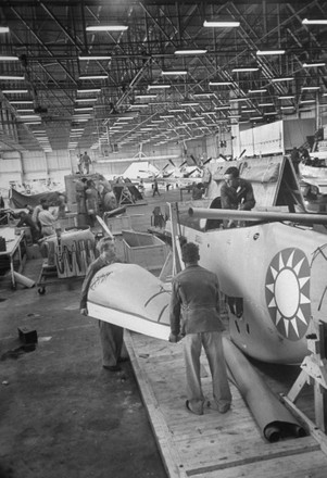 Fighter Planes Being Repaired China Editorial Stock Photo - Stock Image ...