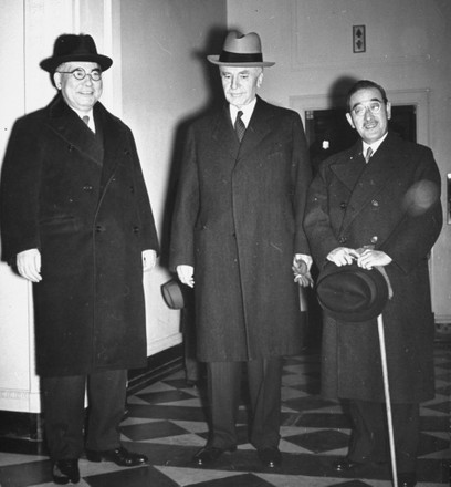 Secretary State Cordell Hull C Walking Editorial Stock Photo Stock