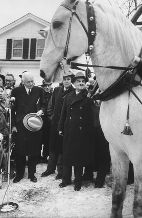 Cyrus S Eaton R Anastas Mikoyan Editorial Stock Photo Stock Image