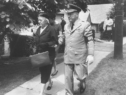 Mrs Eleanor Lansing Dulles Being Escorted Editorial Stock Photo Stock