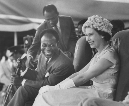 QUEEN ELIZABETH II KWAME NKRUMAH DURING Editorial Stock Photo - Stock ...