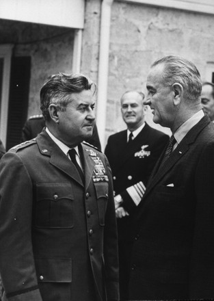 Gen Curtis Lemay L Pres Lyndon Editorial Stock Photo - Stock Image ...