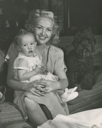 Actress Betty Grable Joyfully Lifting Her Editorial Stock Photo - Stock ...