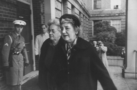 Mrs John Foster Dulles R Walking Editorial Stock Photo Stock Image