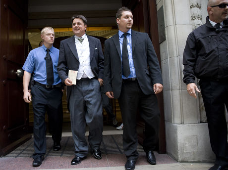 Mep Nick Griffin Accosted By Peter Editorial Stock Photo - Stock Image