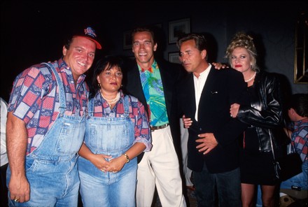 Roseanne, Tom Arnold, Arnold Schwarzenegger, Don Johnson And Melanie Griffith