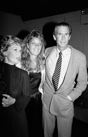 (L-R) Vera Miles, Berry Berenson and husband Anthony Perkins at film premiere of "Psycho II."