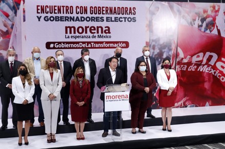 Morena Governors-Elect Meeting, Mexico City, Mexico - 16 Jun 2021