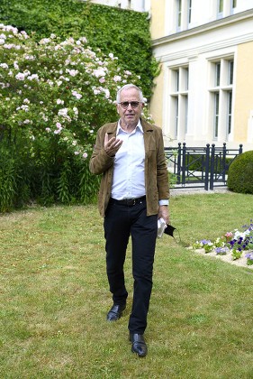 Emanuel Macron visiting Jean De La Fontaine's birthplace, Chateau-Thierry, France - 17 Jun 2021