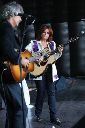 Rosanne Cash in concert at the Big Tent Festival, Falkland Estate, Falkland, Scotland, Britain - 26 Jul 2010