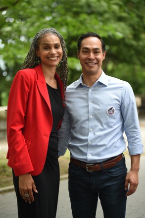 NYC mayoral candidate Maya Wiley campaigns in Riverside Park, New York, USA - 18 Jun 2021
