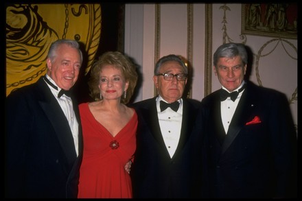 Henry A. Kissinger;Hugh Downs;Barbara Walters;John W. Jr. Warner, New York, USA