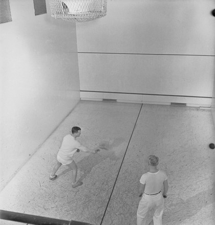 Highangle View Two Men They Play Editorial Stock Photo - Stock Image ...