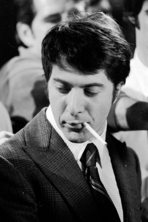 Actor Dustin Hoffman Smoking Cigarette On Editorial Stock Photo - Stock ...