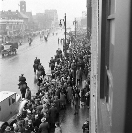 Henry Fords Funeral Dearborn Michigan 1947 Editorial Stock Photo