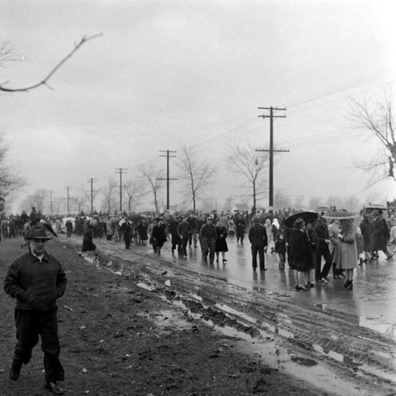 Henry Fords Funeral Dearborn Michigan 1947 Editorial Stock Photo ...