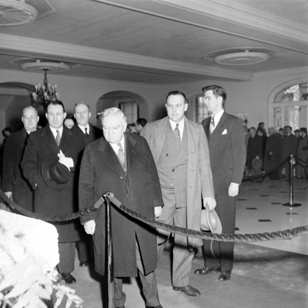 Henry Fords Funeral Dearborn Michigan 1947 Editorial Stock Photo