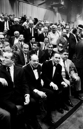 Singer Frank Sinatra Sitting Among Audience Editorial Stock Photo ...