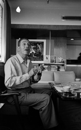 Producer Walt Disney Sitting Chair Desk Editorial Stock Photo - Stock ...