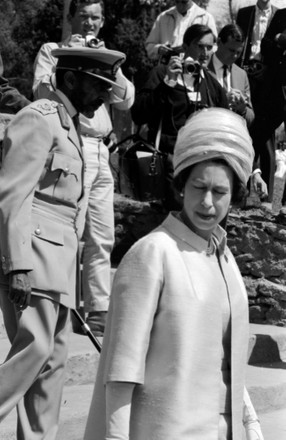 Picture Queen Elizabeth Ii Standing While Editorial Stock Photo - Stock 