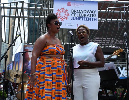 Broadway Celebrates Juneteenth in Times Square, New York, USA - 19 Jun 2021