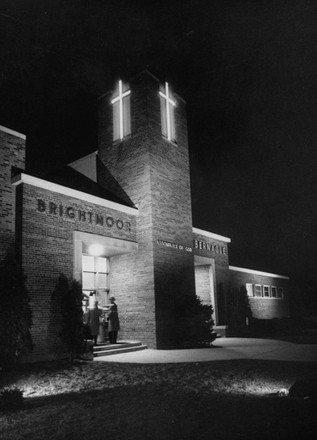 Two People Standing Entrance Brightmoor Tabernacle Editorial Stock ...