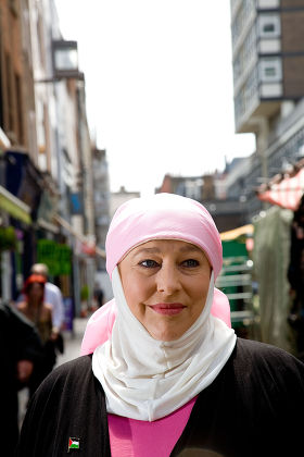 Yvonne Ridley in Berwick Street, Soho, London, Britain - 26 Jun 2009