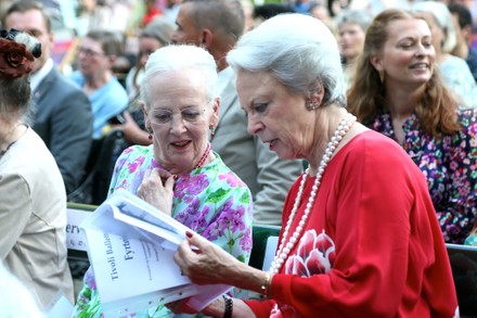 Queen Margrethe and Princess Benedikte attend the re-premiere of 'Tinderbox', Pantomime Theater, Tivoli, Italy - 19 Jun 2021