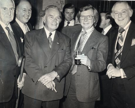 Billy Butlin With Clive Dunn And Patrick Cargill At A Lunch At The Churchill Hotel To Honour Sir William Organised By The Grand Order Of Water Rats. Sir William Heygate Edmund Colborne ('billy') Butlin (29 September 1899 ? 12 June 1980) Was The Fou