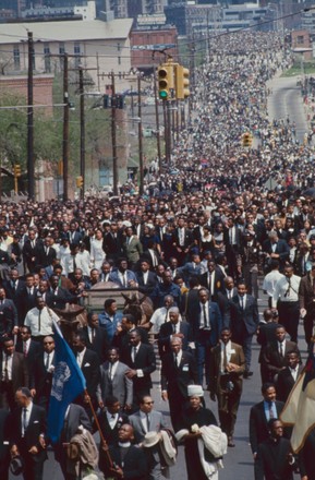 Funeral Procession 1300 People Walking Ebenezer Editorial Stock Photo ...