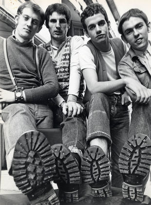 Slade - Noddy Holder Don Powell Jim Lea Dave Hill In Bovver Boots And Short Hair