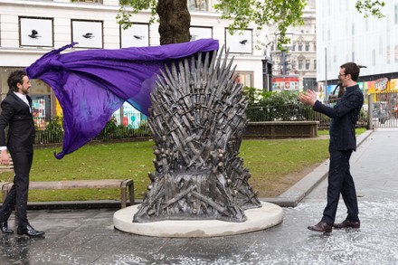 Game of Thrones iron statue launch photocall, London, United Kingdom - 22 Jun 2021