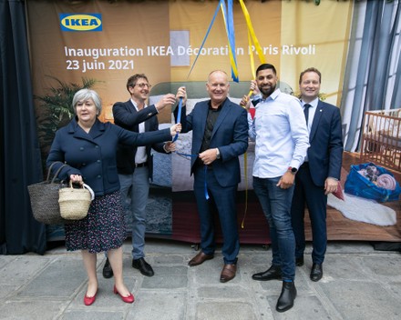 Ikea Decoration store launch, Paris, France - 23 Jun 2021