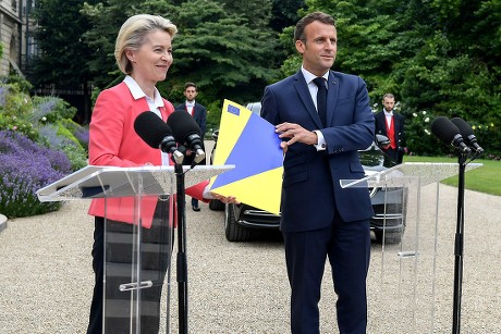 Ursula Von Der Leyen Emmanuel Macron Editorial Stock Photo Stock Image Shutterstock