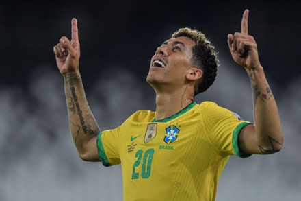 Roberto Firmino Brazil Player Celebrates His Editorial Stock Photo - Stock  Image